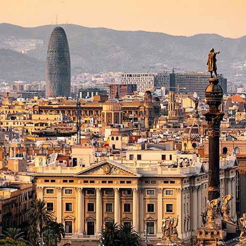 Skyline of Barcelona