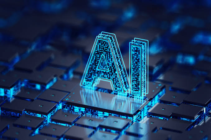 AI imagine with keyboard