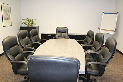 The University Business Center conference room.
